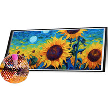 Load image into Gallery viewer, Sunflower 70*30CM(Canvas) Full Round Drill Diamond Painting
