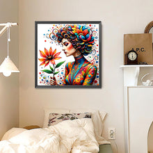 Load image into Gallery viewer, Girl 30*30CM(Canvas) Full Round Drill Diamond Painting
