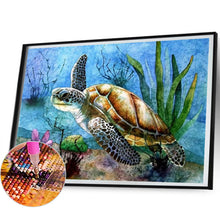 Load image into Gallery viewer, Sea Turtles 50*40CM(Canvas) Full Square Drill Diamond Painting
