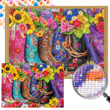 Load image into Gallery viewer, Flower Water Shoes 68*50CM(Picture) Full AB Round Drill Diamond Painting
