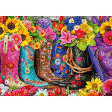 Load image into Gallery viewer, Flower Water Shoes 68*50CM(Picture) Full AB Round Drill Diamond Painting
