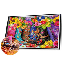 Load image into Gallery viewer, Flower Water Shoes 68*50CM(Picture) Full AB Round Drill Diamond Painting
