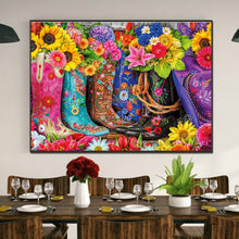 Load image into Gallery viewer, Flower Water Shoes 68*50CM(Picture) Full AB Round Drill Diamond Painting
