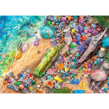 Load image into Gallery viewer, Seaside Glass Bottle 68*50CM(Picture) Full AB Round Drill Diamond Painting
