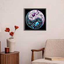 Load image into Gallery viewer, Tai Chi Yin Yang Butterfly 30*30CM(Picture) Full AB Round Drill Diamond Painting
