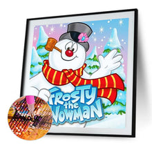 Load image into Gallery viewer, Snowman 40*40CM(Picture) Full AB Round Drill Diamond Painting
