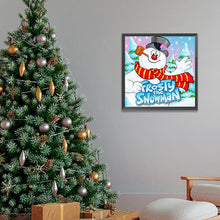 Load image into Gallery viewer, Snowman 40*40CM(Picture) Full AB Round Drill Diamond Painting
