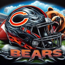 Load image into Gallery viewer, Chicago Bears 40*40CM(Canvas) Full Round Drill Diamond Painting
