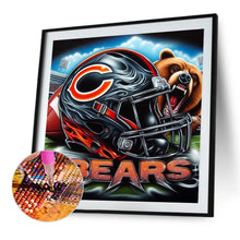 Load image into Gallery viewer, Chicago Bears 40*40CM(Canvas) Full Round Drill Diamond Painting
