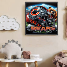 Load image into Gallery viewer, Chicago Bears 40*40CM(Canvas) Full Round Drill Diamond Painting
