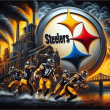 Load image into Gallery viewer, Pittsburgh Steelers 40*40CM(Canvas) Full Round Drill Diamond Painting
