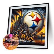 Load image into Gallery viewer, Pittsburgh Steelers 40*40CM(Canvas) Full Round Drill Diamond Painting
