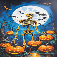 Load image into Gallery viewer, Halloween Skeleton 40*70CM(Picture) Full Square Drill Diamond Painting
