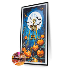 Load image into Gallery viewer, Halloween Skeleton 40*70CM(Picture) Full Square Drill Diamond Painting
