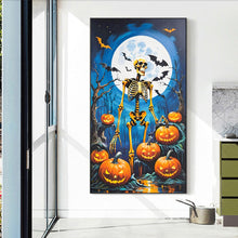 Load image into Gallery viewer, Halloween Skeleton 40*70CM(Picture) Full Square Drill Diamond Painting
