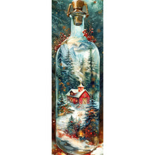 Load image into Gallery viewer, Christmas House In A Bottle 30*90CM(Picture) Full Square Drill Diamond Painting
