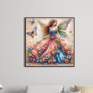 Butterfly Fairy 40*40CM(Picture) Full Square Drill Diamond Painting