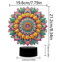 Load image into Gallery viewer, DIY Diamond Mandala Art Painting Lamp with Tools for Bedroom Decor Gifts
