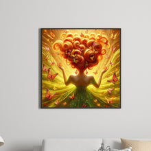 Load image into Gallery viewer, Butterfly Girl 30*30CM(Picture) Full Square Drill Diamond Painting
