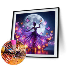 Load image into Gallery viewer, Butterfly Girl 30*30CM(Picture) Full Square Drill Diamond Painting
