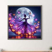 Load image into Gallery viewer, Butterfly Girl 30*30CM(Picture) Full Square Drill Diamond Painting
