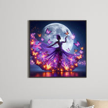 Load image into Gallery viewer, Butterfly Girl 30*30CM(Picture) Full Square Drill Diamond Painting
