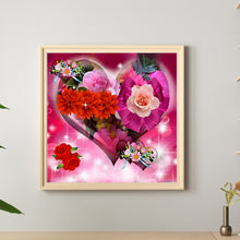 Load image into Gallery viewer, Love Rose 40*40CM(Canvas) Full Round Drill Diamond Painting
