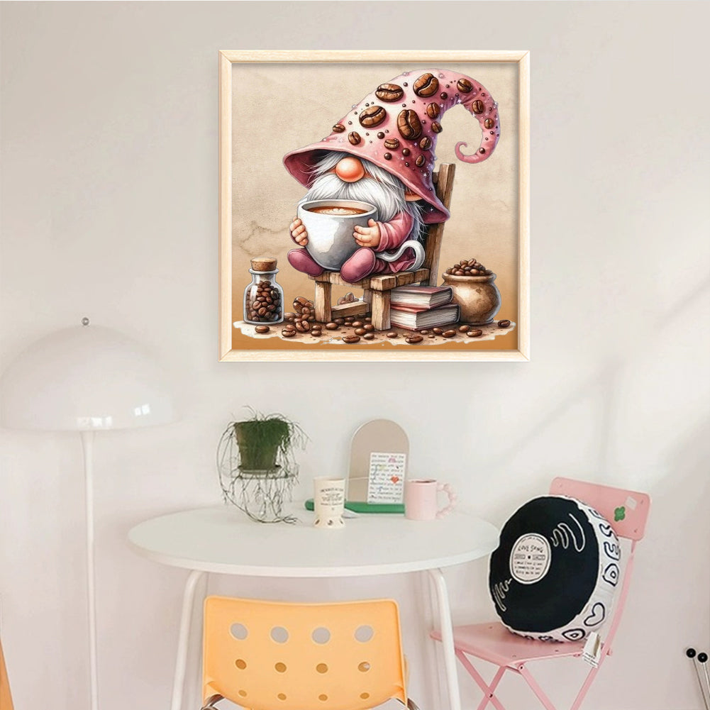 Coffee Goblin - Full 11CT Counted Cross Stitch 40x40CM - Diy
