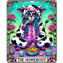 Load image into Gallery viewer, Cow Skull Costume 40*50CM(Canvas) Full Round Drill Diamond Painting
