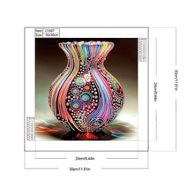 Load image into Gallery viewer, Artistic Vase 30*30CM(Canvas) Partial Special Shaped Drill Diamond Painting
