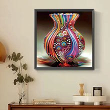 Load image into Gallery viewer, Artistic Vase 30*30CM(Canvas) Partial Special Shaped Drill Diamond Painting
