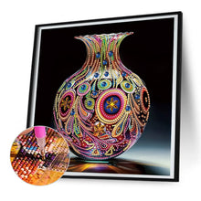 Load image into Gallery viewer, Artistic Vase 30*30CM(Canvas) Partial Special Shaped Drill Diamond Painting
