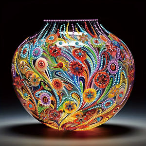 Artistic Vase 30*30CM(Canvas) Partial Special Shaped Drill Diamond Painting