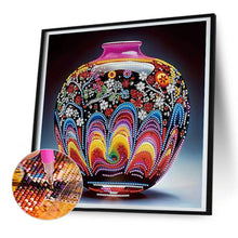 Load image into Gallery viewer, Artistic Vase 30*30CM(Canvas) Partial Special Shaped Drill Diamond Painting
