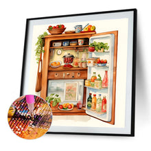 Load image into Gallery viewer, Warm Cabinet 40*40CM(Canvas) Full Round Drill Diamond Painting
