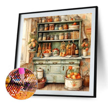 Load image into Gallery viewer, Warm Cabinet 40*40CM(Canvas) Full Round Drill Diamond Painting
