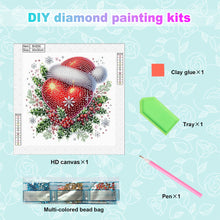 Load image into Gallery viewer, Christmas Love 30*30CM(Canvas) Partial Special Shaped Drill Diamond Painting
