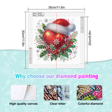 Load image into Gallery viewer, Christmas Love 30*30CM(Canvas) Partial Special Shaped Drill Diamond Painting
