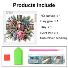 Load image into Gallery viewer, Christmas Nutcracker 30*30CM(Canvas) Partial Special Shaped Drill Diamond Painting
