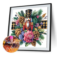 Load image into Gallery viewer, Christmas Nutcracker 30*30CM(Canvas) Partial Special Shaped Drill Diamond Painting
