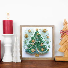 Load image into Gallery viewer, Christmas Tree 30*30CM(Canvas) Partial Special Shaped Drill Diamond Painting
