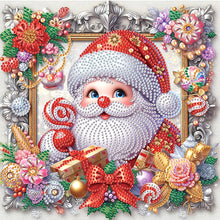 Load image into Gallery viewer, Santa Claus 30*30CM(Canvas) Partial Special Shaped Drill Diamond Painting
