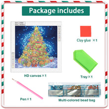 Load image into Gallery viewer, Christmas Tree 30*30CM(Canvas) Partial Special Shaped Drill Diamond Painting
