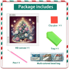 Load image into Gallery viewer, Christmas Tree 30*30CM(Canvas) Partial Special Shaped Drill Diamond Painting
