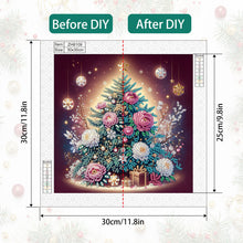 Load image into Gallery viewer, Christmas Tree 30*30CM(Canvas) Partial Special Shaped Drill Diamond Painting
