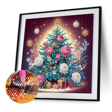 Load image into Gallery viewer, Christmas Tree 30*30CM(Canvas) Partial Special Shaped Drill Diamond Painting
