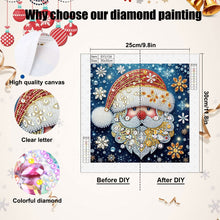 Load image into Gallery viewer, Santa Claus 30*30CM(Canvas) Partial Special Shaped Drill Diamond Painting
