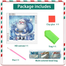 Load image into Gallery viewer, Santa Claus 30*30CM(Canvas) Partial Special Shaped Drill Diamond Painting
