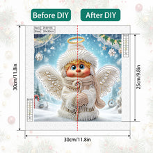 Load image into Gallery viewer, Christmas Angel 30*30CM(Canvas) Partial Special Shaped Drill Diamond Painting
