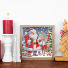 Load image into Gallery viewer, Santa Claus 30*30CM(Canvas) Partial Special Shaped Drill Diamond Painting
